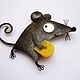 Brooch ' Mouse-Thief'. Brooches. ETNOMIR (ethnomir). Online shopping on My Livemaster.  Фото №2