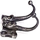 Wrought iron clothes hook. Double wall hook for clothes. Clothes Hangers and Hooks. askalonkovka (askalonkovka). My Livemaster. Фото №5
