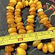 Заказать Винтаж: Натуральный Янтарь Бусы Янтарные Ириски Желток СССР винтаж. Алёшина. Ярмарка Мастеров. . Колье винтажные Фото №3