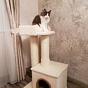 Зоотовары handmade. Livemaster - original item A small house for cats. Custom made to size. Handmade.