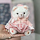 Заказать Мишка тедди в платье и шапочке. MyTeddyStore. Ярмарка Мастеров. . Мишки Тедди Фото №3