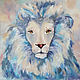 Rainbow lion oil Painting, Pictures, Moscow,  Фото №1