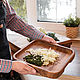 Order Cutting board with pull-out tray in natural color. Foxwoodrus. Livemaster. . Cutting Boards Фото №3