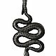 Order NEW SNAKE. Cobra. PYTHON. pendant, pendant, keychain, accessory. SILVER SPOONS since 1999. Livemaster. . Pendants Фото №3