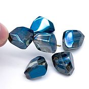 Материалы для творчества handmade. Livemaster - original item Crystal blue bead, art.8-4. Handmade.