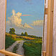 Заказать Картина "Пейзаж с дорогой" 49,6 x 39,5 см. Эдуард Жалдак - живопись. Ярмарка Мастеров. . Картины Фото №3
