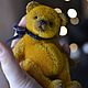 Заказать Желтый мишка Тедди 14 см. Вьюшкина Евгения (TeddyView). Ярмарка Мастеров. . Мишки Тедди Фото №3