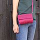 Leather bag in Fuchsia. Classic Bag. migotobags. Online shopping on My Livemaster.  Фото №2