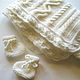 Order Children's knitted blanket knitting 'Baked milk'. klukvaknit. Livemaster. . Blankets Фото №3