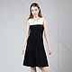 Black and white sleeveless dress length knee-length, Dresses, St. Petersburg,  Фото №1