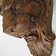 Carved wall console shelf Lev. Shelves. Carved decor. My Livemaster. Фото №5