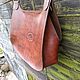 Hunting bag made of leather, a jagdtash mod.AU. Gifts for hunters and fishers. Labour. My Livemaster. Фото №6