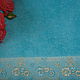 Towel with lace Turquoise. Towels. Lace-house. Online shopping on My Livemaster.  Фото №2
