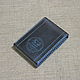 Kent-nano cigarette case, leather case for cigarette packs. blue-black. Cigarette cases. Joshkin Kot. My Livemaster. Фото №4