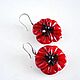 Kit 'Poppies by the road'. Jewelry Sets. Olga Lado. My Livemaster. Фото №4
