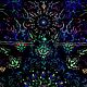 Фрактальное полотно "Boom Shiva" Светится в UV декор. Ковры для дома. ANAHART. Ярмарка Мастеров.  Фото №4