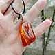 Amber Pendant Amulet made of Baltic amber natural amber. Pendant. BalticAmberJewelryRu Tatyana. My Livemaster. Фото №4