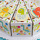 Бумажный торт из картона 12 коробочек на день рождения для мальчика. Оформление мероприятий. Мария Подарки. Ярмарка Мастеров.  Фото №5