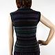 vests: Knitted ladies tank top with zipper. Vests. UrbanStyleKnit (usknits). My Livemaster. Фото №4