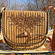 Birch bark bag 'Vintage'. bag handmade, Classic Bag, Tomsk,  Фото №1