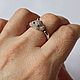 Кольцо серебро с кубическим цирконием "тигр". Кольца. Newstylejewelry. Ярмарка Мастеров.  Фото №4