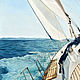 Sea oil painting 100h70 cm, Pictures, Moscow,  Фото №1