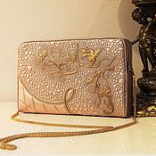 Сумки и аксессуары handmade. Livemaster - original item Calista clutch bag, evening pink handbag (85). Handmade.