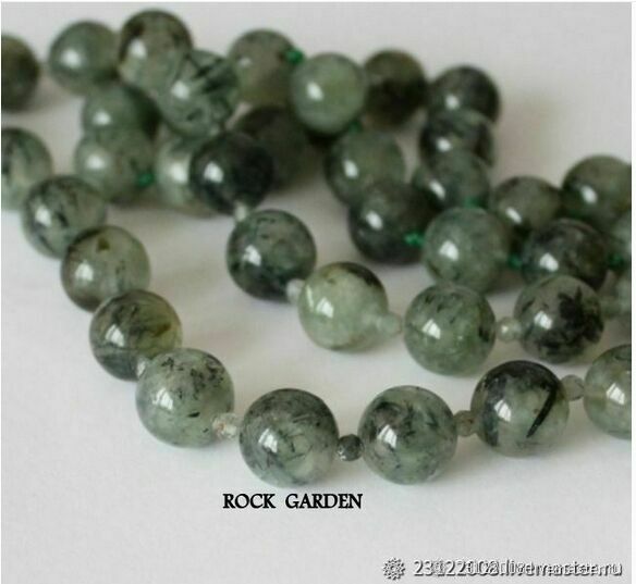 Prenite beads, natural ,smooth ball (No№122), Beads1, St. Petersburg,  Фото №1