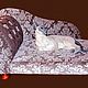 Диванчик для питомца "Фаворит". Аксессуары для питомцев. Мебель для животных Усатые Хвостатые. Ярмарка Мастеров.  Фото №4