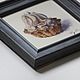 Набор картин в раме Чай и пирожное. Картины. Наталья Григорьева. Акварель Пастель. Ярмарка Мастеров.  Фото №6