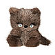 Заказать  Котенок Тедди игрушка из натурального меха норки. Holich Toys Наталья Холкина. Ярмарка Мастеров. . Новогодние сувениры Фото №3