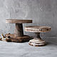 Copy of Copy of Wood Cake Stand 26 cm Cake platte, Сake box, Moscow,  Фото №1