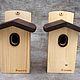 Birdhouse 'Flycatcher' with improved moisture protection. Bird feeders. Art bird feeder. Online shopping on My Livemaster.  Фото №2