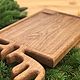 Board of oak with horns for submission. Free shipping. Cutting Boards. alysarus. My Livemaster. Фото №4