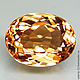 Brandy Imperial Topaz 13,7x10,5 mm. of 8,95 ct, Cabochons, Rostov-on-Don,  Фото №1