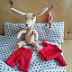 Llama Red Pajamas. Stuffed Toys. Rukodelki from Mari. My Livemaster. Фото №6