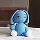 Blue Bunny. Stuffed Toys. ToysAndToys. Online shopping on My Livemaster.  Фото №2