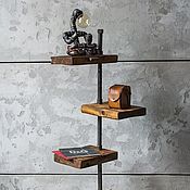 Для дома и интерьера handmade. Livemaster - original item Bookcase with shelves made of barn boards 