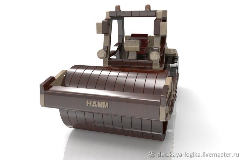 Деревянная игрушка Бульдозер асфальтоукладчик Арт. ДЛ-94 в интернет ...