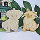 Blanks for painting a puppy and a kitten, Decor for decoupage and painting, Zheleznodorozhny,  Фото №1