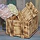 Order Collapsible wooden storage box for decoupage decor. Именные сувениры и деревянная упаковка. Livemaster. . Crates Фото №3