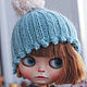 Набор Вязаных шапки для Блайз и других кукол. Одежда для кукол. Cozy Josie. Интернет-магазин Ярмарка Мастеров.  Фото №2