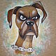 T-shirt "Suspicious dog" Art color Handmade. Tanks. Fox-sale. Online shopping on My Livemaster.  Фото №2