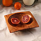 Square wooden bowl handmade for food, Plates, ,  Фото №1