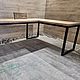 Угловой стол  из массива сосны в стиле лофт № 109. Столы. Мастерская LOFT. Ярмарка Мастеров.  Фото №4