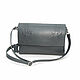 clutches: Clutch Bag Women's Leather Grey Agnia S44t-741, Clutches, St. Petersburg,  Фото №1
