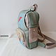 Order Custom Painted leather backpack for Sabina. Innela- авторские кожаные сумки на заказ.. Livemaster. . Backpacks Фото №3
