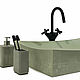 Раковина в ванную из бетона Лофт. Мебель для ванной. StoneTreeStudio. Интернет-магазин Ярмарка Мастеров.  Фото №2