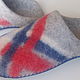 Mens felted Slippers from natural wool. Slippers. Saenko Natalya. My Livemaster. Фото №6