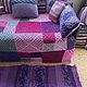 Knitted cross stripe rug in different colors, Floor mats, Moscow,  Фото №1